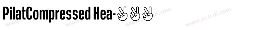 PilatCompressed Hea字体转换 PilatCompressed Hea字体转换